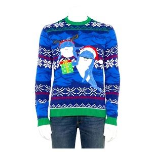 Celebrate Together Christmas Sweater Delivery Dolphins Holiday Party Men’s M